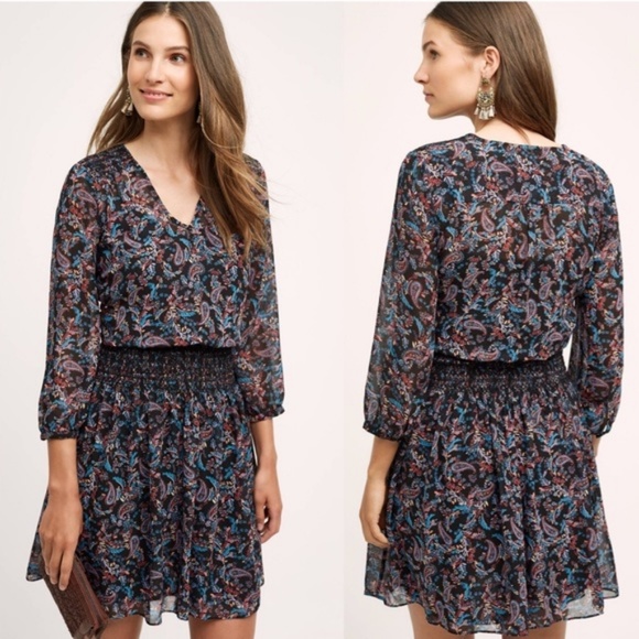 Anthropologie Dresses & Skirts - Anthro Vanessa Virginia Blue Daytripper Dress